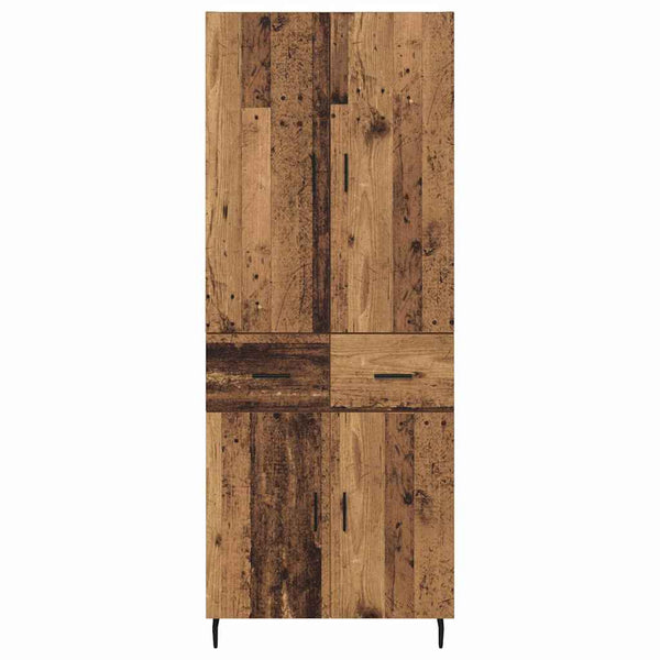 Laatikollinen korkea kaappi Vanha Puu 69,5 x 34 x 180 cm