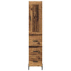 Korkea kaappi Vanha Puu 34,5 x 34 x 180 cm Tekninen puu