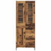 Korkea kaappi 2 kpl Vanha puu 69,5 x 34 x 180 cm Tekninen puu