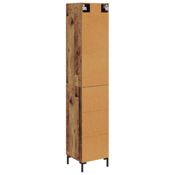 Korkea kaappi 69,5 x 34 Vanha Puu Tekninen puu 180 cm
