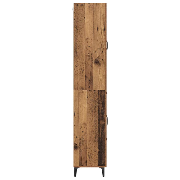 Korkea kaappi Vanha Puu 69,5 x 34 x 180 cm Tekninen puu