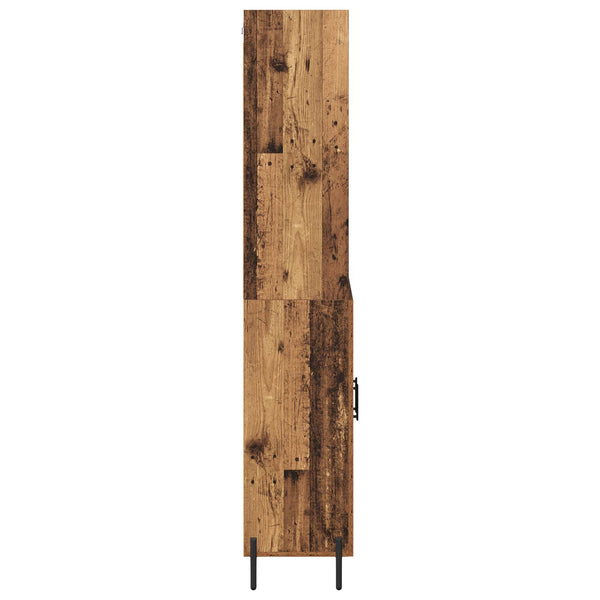 Korkea kaappi 32,5 x 69,5 x 180 cm Vanha Puu Tekninen puu