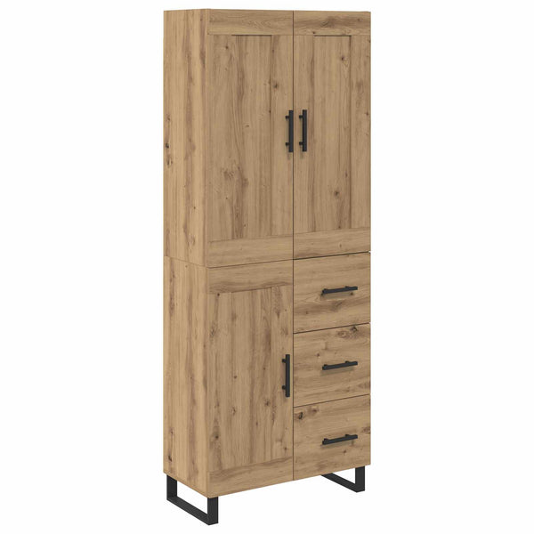 Korkea kaappi 2 kpl Artisan tammi 69,5 x 34 x 180 cm