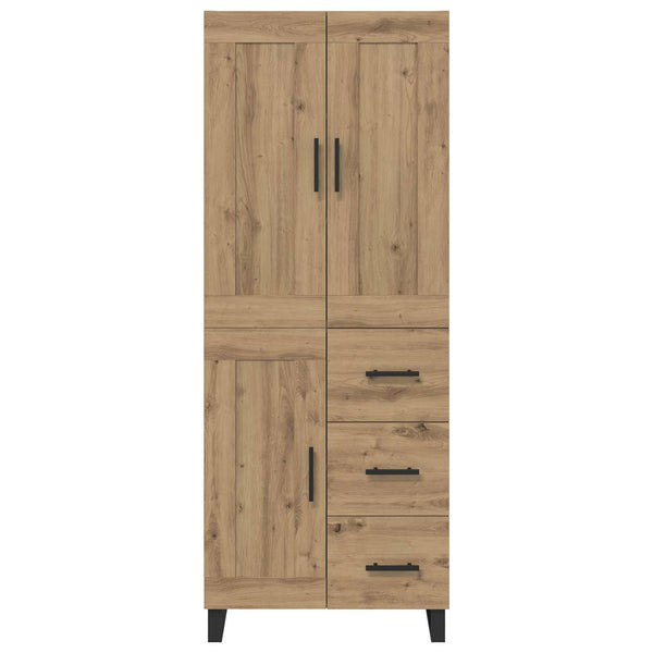 Korkea kaappi 2 kpl Artisan tammi 69,5 x 34 x 180 cm