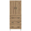 Korkea kaappi Artisan tammi 69,5 x 34 x 180 cm Tekninen puu