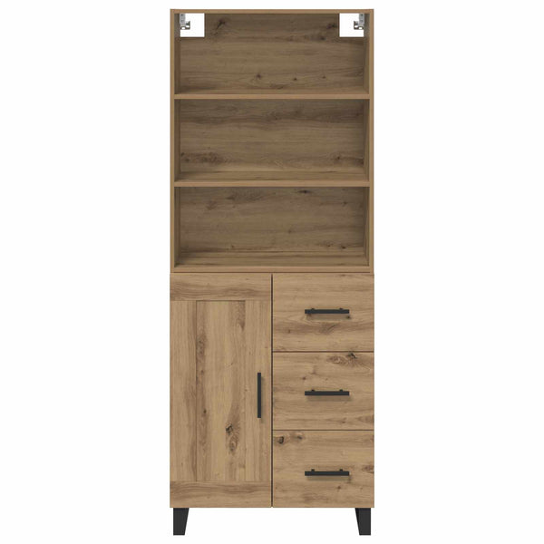 Korkea kaappi 2 kpl Artisan tammi 69,5 x 34 x 180 cm
