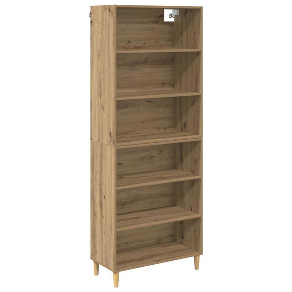 Korkea kaappi tammi Artisan 180 cm x 69,5 x 32,5 teknistä puuta