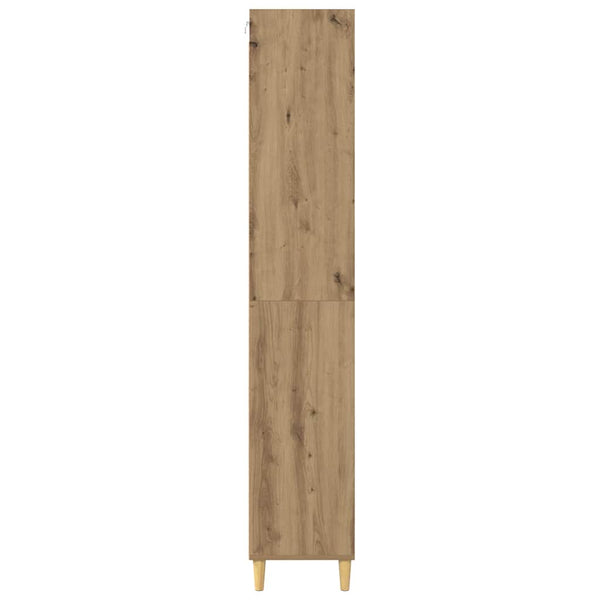 Korkea kaappi tammi Artisan 180 cm x 69,5 x 32,5 teknistä puuta