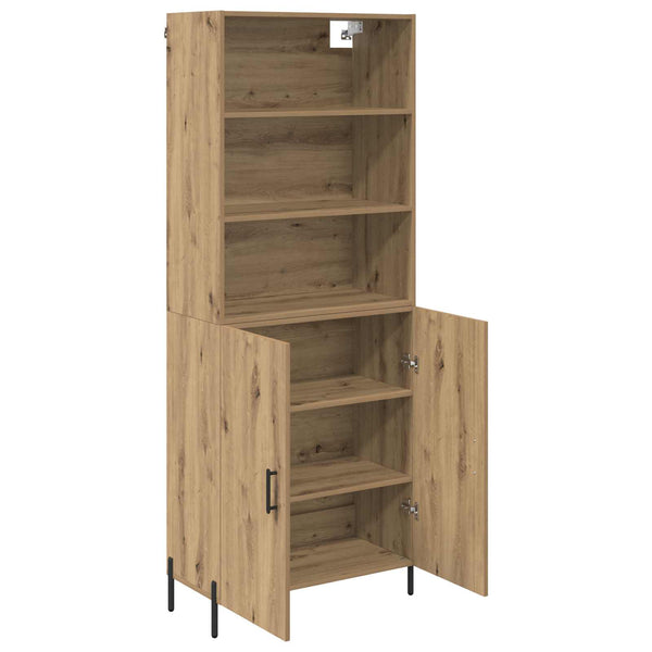 Korkea kaappi 180 cm Artisan tammi 32,5 x 69,5 teknisestä puusta