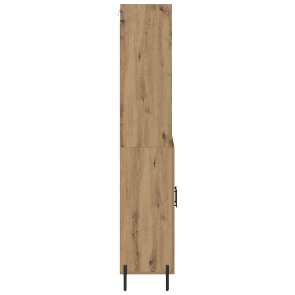 Korkea kaappi 180 cm Artisan tammi 32,5 x 69,5 teknisestä puusta