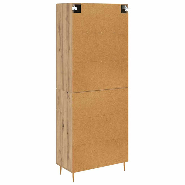 Korkea kaappi Artisan tammi 69,5 x 34 x 180 cm Tekninen puu