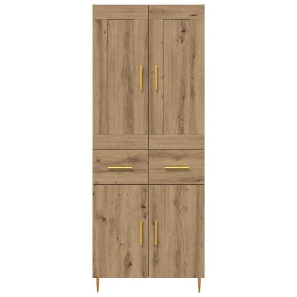 Korkea kaappi Artisan tammi 69,5 x 34 x 180 cm Tekninen puu