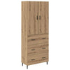 Laatikon kanssa tammi korkea kaappi Artisan 69,5 x 34 x 180 cm