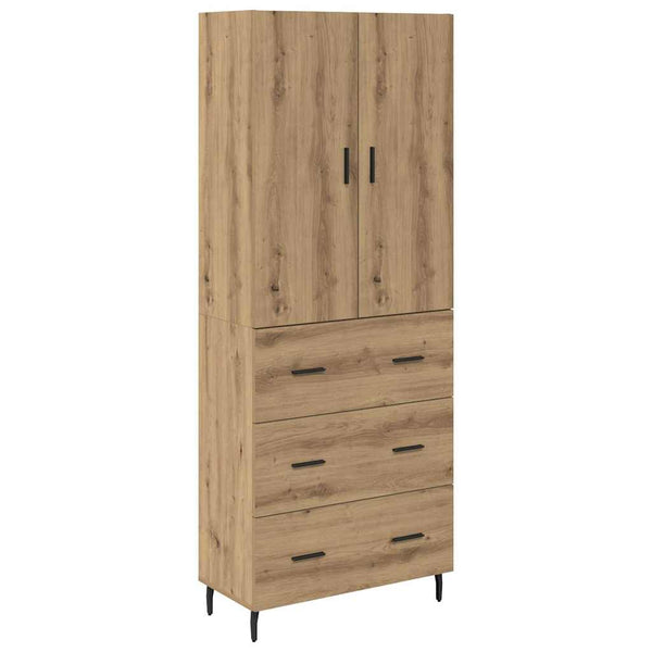 Laatikon kanssa tammi korkea kaappi Artisan 69,5 x 34 x 180 cm