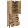 Laatikon kanssa tammi korkea kaappi Artisan 69,5 x 34 x 180 cm