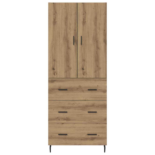 Laatikon kanssa tammi korkea kaappi Artisan 69,5 x 34 x 180 cm