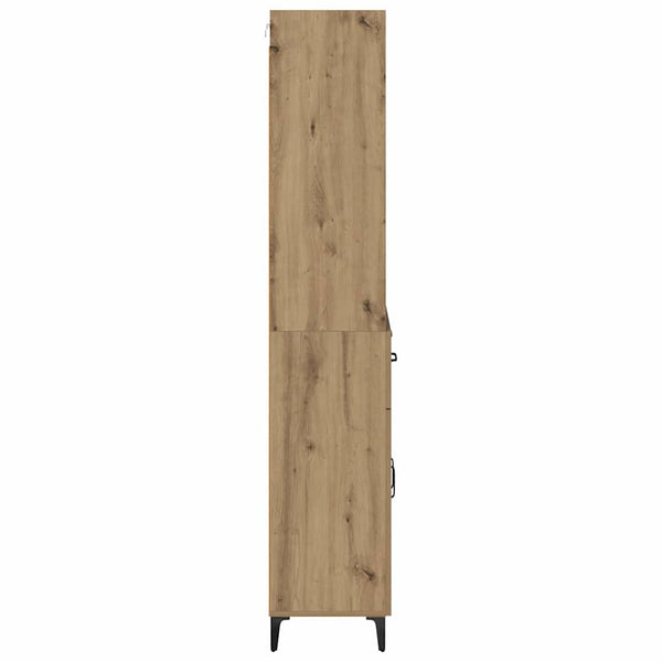 Korkea kaappi Artisan tammi 69,5 x 34 x 180 cm Tekninen puu (70)