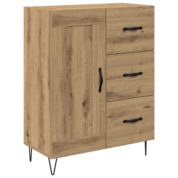Korkea kaappi Artisan tammi 69,5 x 34 x 180 cm Tekninen puu (68)