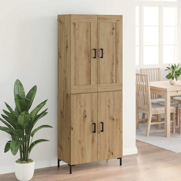 Korkea kaappi 2 kpl Artisan tammi 69,5 x 34 x 180 cm