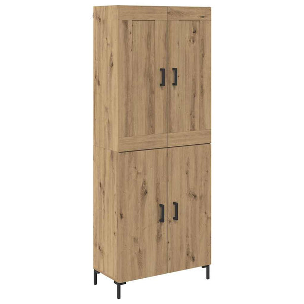 Korkea kaappi 2 kpl Artisan tammi 69,5 x 34 x 180 cm