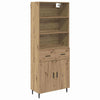 Laatikon kanssa korkea kaappi Artisan tammi 69,5 x 34 x 180 cm