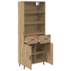 Laatikon kanssa korkea kaappi Artisan tammi 69,5 x 34 x 180 cm