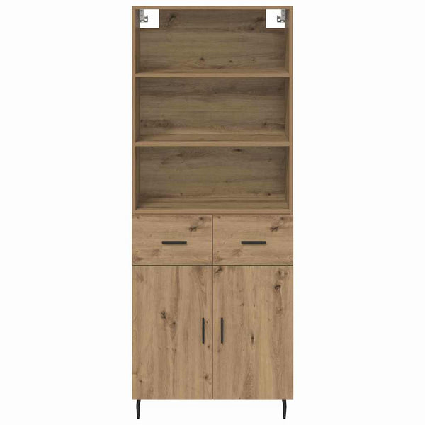 Laatikon kanssa korkea kaappi Artisan tammi 69,5 x 34 x 180 cm