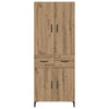 Korkea kaappi Artisan tammi 69,5 x 34 x 180 cm Tekninen puu
