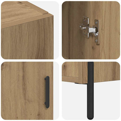 Korkea kaappi Artisan tammi 69,5 x 34 x 180 cm Tekninen puu