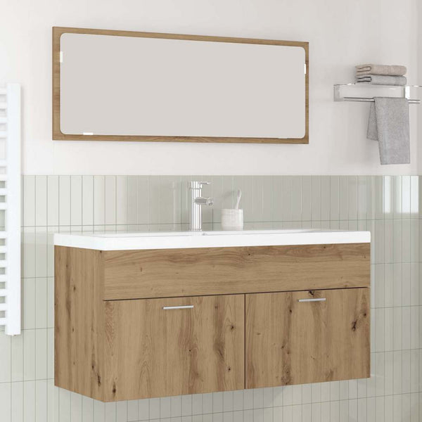 Kylpyhuonekaappi Artisan tammi 100 x 38,5 x 46 cm Tekninen puu