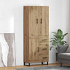 Korkea kaappi 2 kpl Artisan tammi 69,5 x 34 x 180 cm