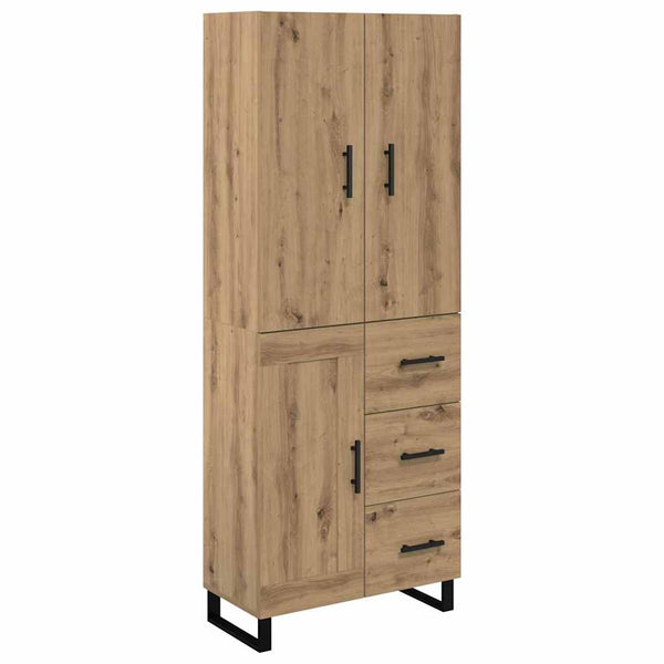 Korkea kaappi 2 kpl Artisan tammi 69,5 x 34 x 180 cm
