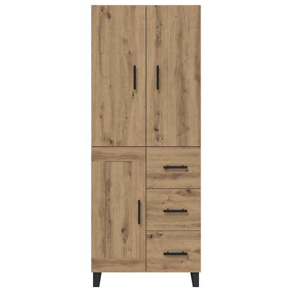 Korkea kaappi 2 kpl Artisan tammi 69,5 x 34 x 180 cm
