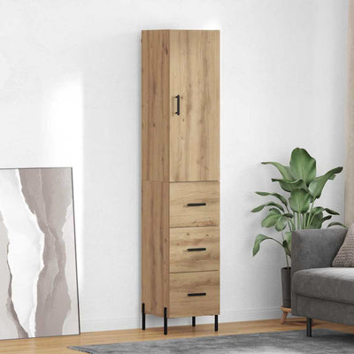 Korkea kaappi Artisan tammi 34,5 x 34 x 180 cm Tekninen puu