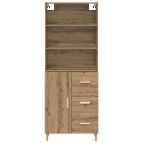 Tammi Artisan kaappi korkea 69,5 x 180 cm x 32,5 teknisestä puusta