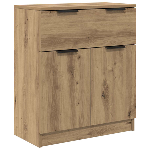 Sivupöytä laatikon kanssa 3 pcs Artisan tammi Tekninen puu