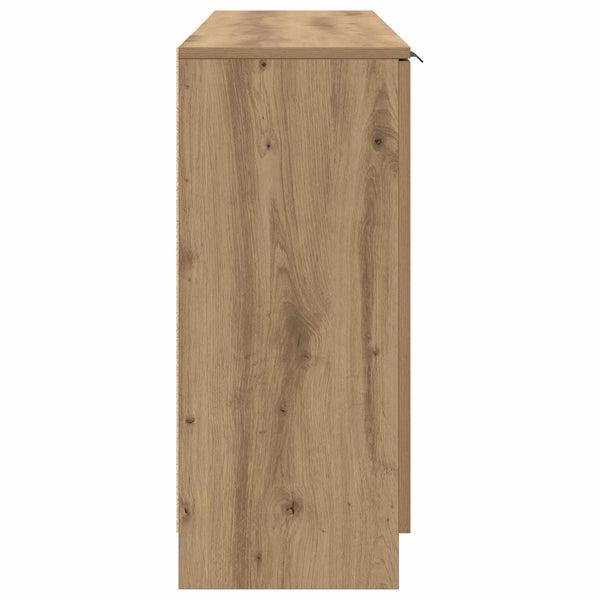 Sivupöytä laatikon kanssa 3 pcs Artisan tammi Tekninen puu