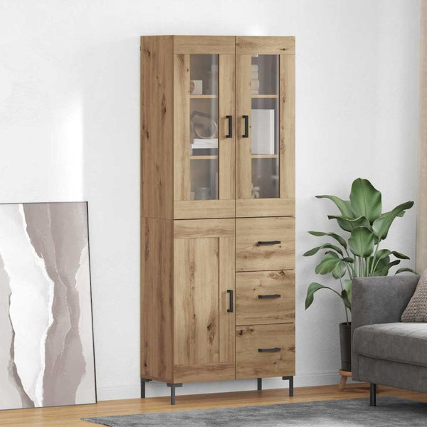 Korkea kaappi Artisan, 2 pcs, tammi 69,5 x 34 x 180 cm