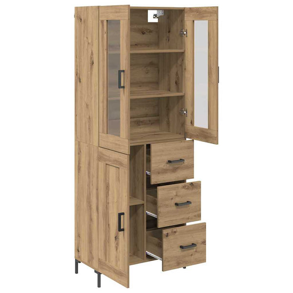 Korkea kaappi Artisan, 2 pcs, tammi 69,5 x 34 x 180 cm