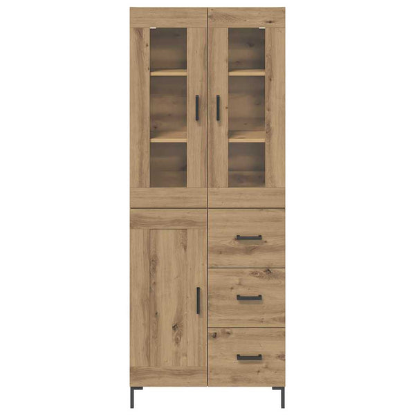 Korkea kaappi Artisan, 2 pcs, tammi 69,5 x 34 x 180 cm