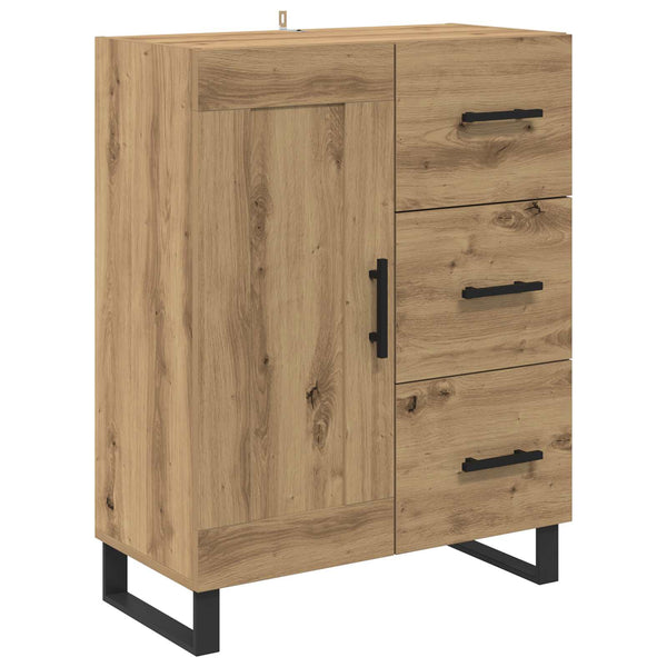 Korkea kaappi 2 kpl Artisan tammi 69,5 x 34 x 180 cm