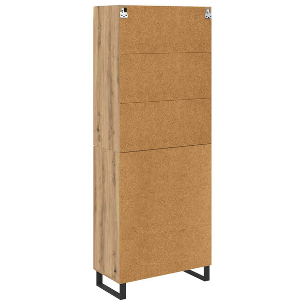 Korkea kaappi 2 kpl Artisan tammi 69,5 x 34 x 180 cm