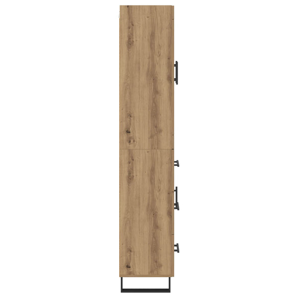 Korkea kaappi 2 kpl Artisan tammi 69,5 x 34 x 180 cm
