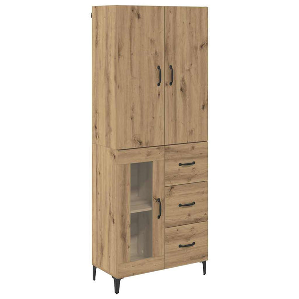 Korkea kaappi Artisan tammi 69,5 x 34 x 180 cm Tekninen puu