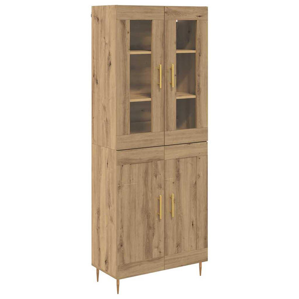Korkea kaappi 2 kpl Artisan tammi 69,5 x 34 x 180 cm