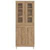Korkea kaappi 2 kpl Artisan tammi 69,5 x 34 x 180 cm