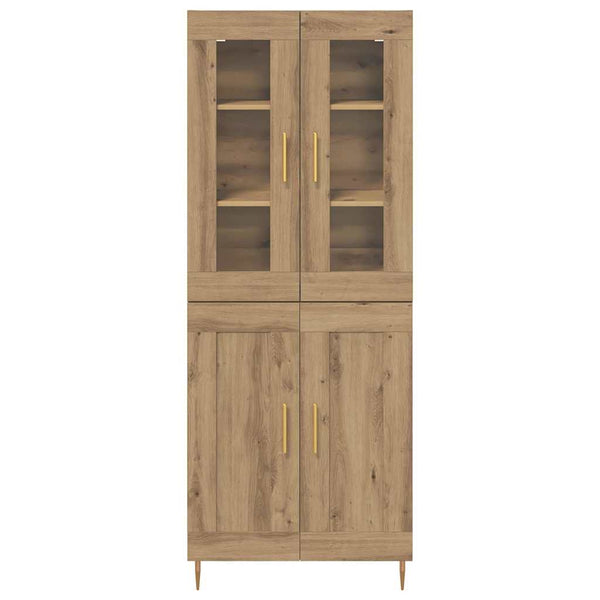Korkea kaappi 2 kpl Artisan tammi 69,5 x 34 x 180 cm