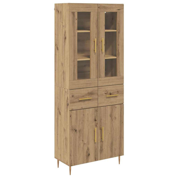 Korkea kaappi 2 kpl Artisan tammi 69,5 x 34 x 180 cm