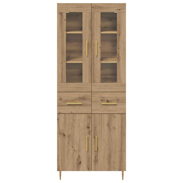 Korkea kaappi 2 kpl Artisan tammi 69,5 x 34 x 180 cm