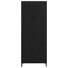 Korkea kaappi Musta tammi. 69,5 x 34 x 180 cm Tekninen puu